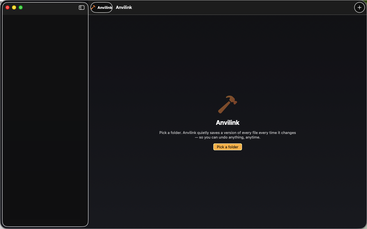 Anvilink Mac app screenshot