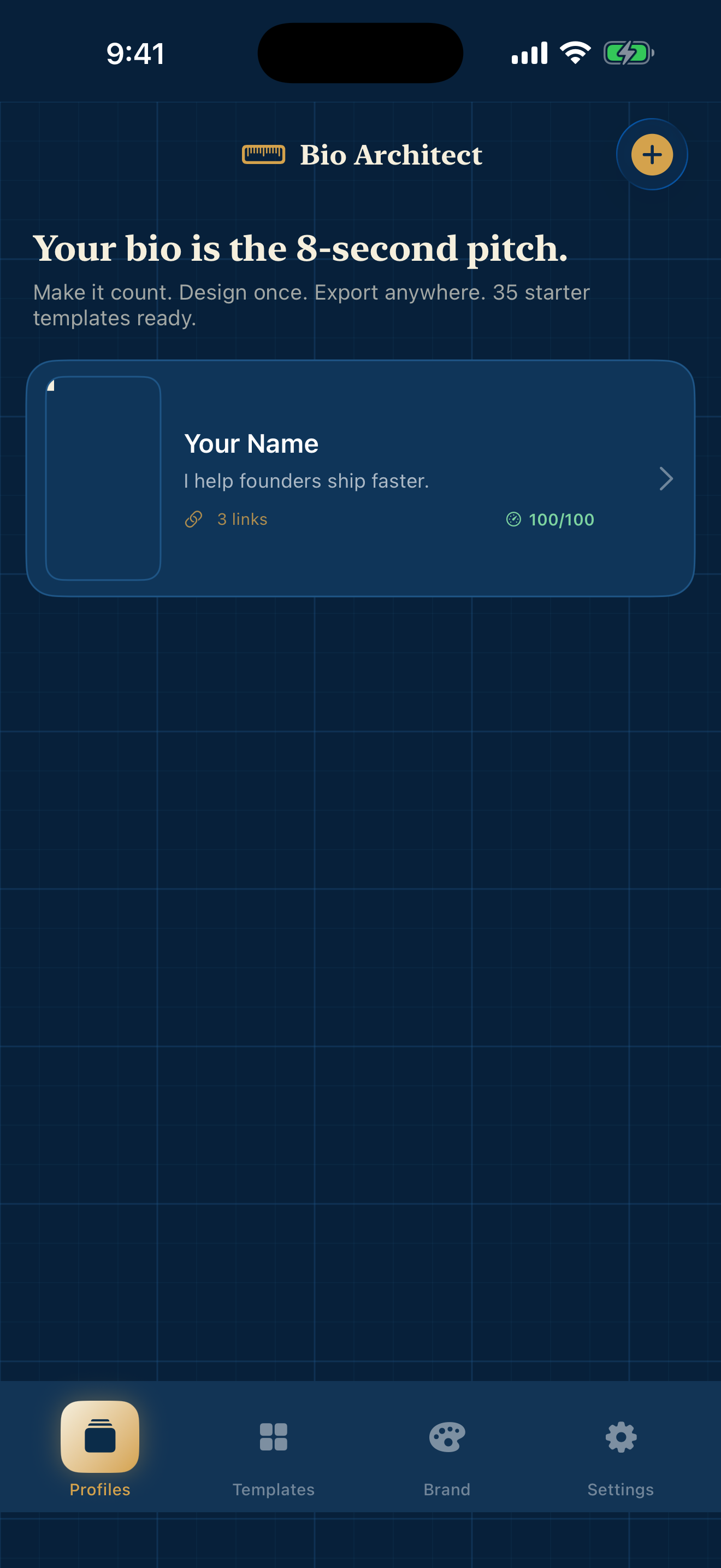 Bio Architect app screenshot