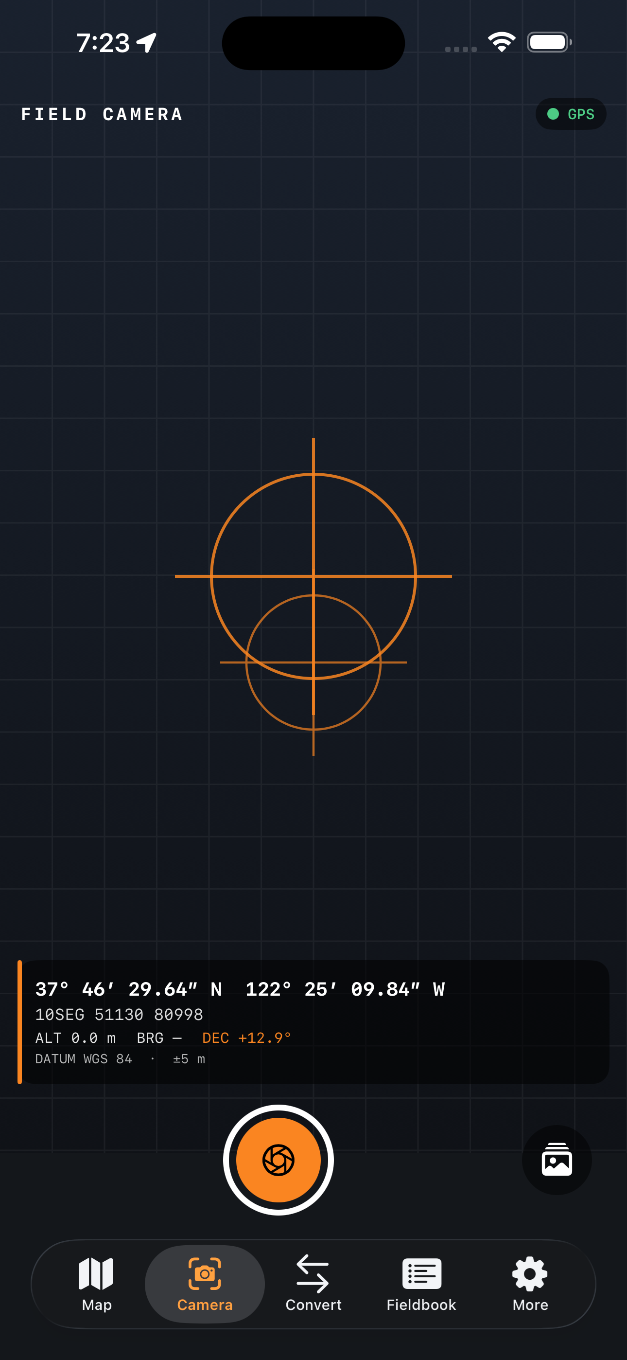 Datumark app interface