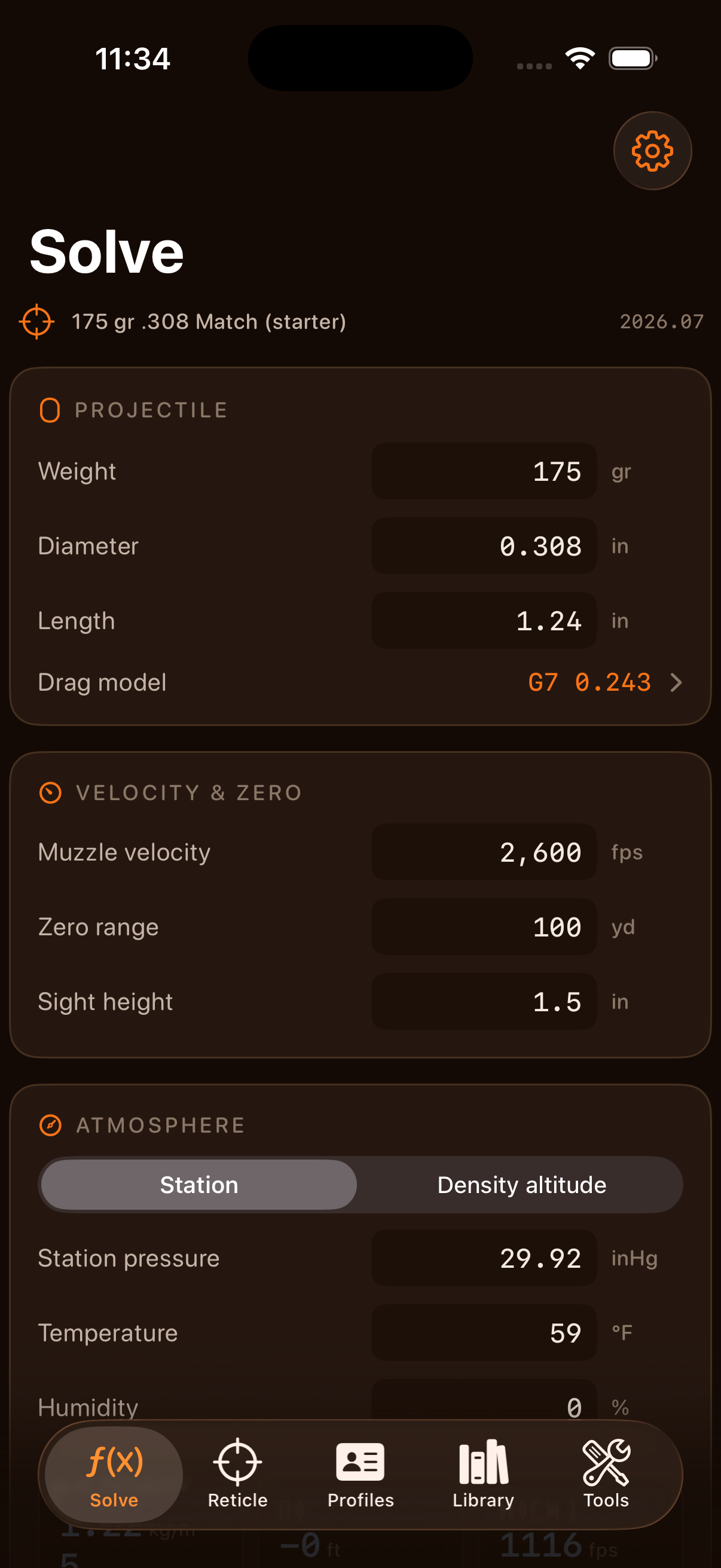 Driftwright trajectory input screen