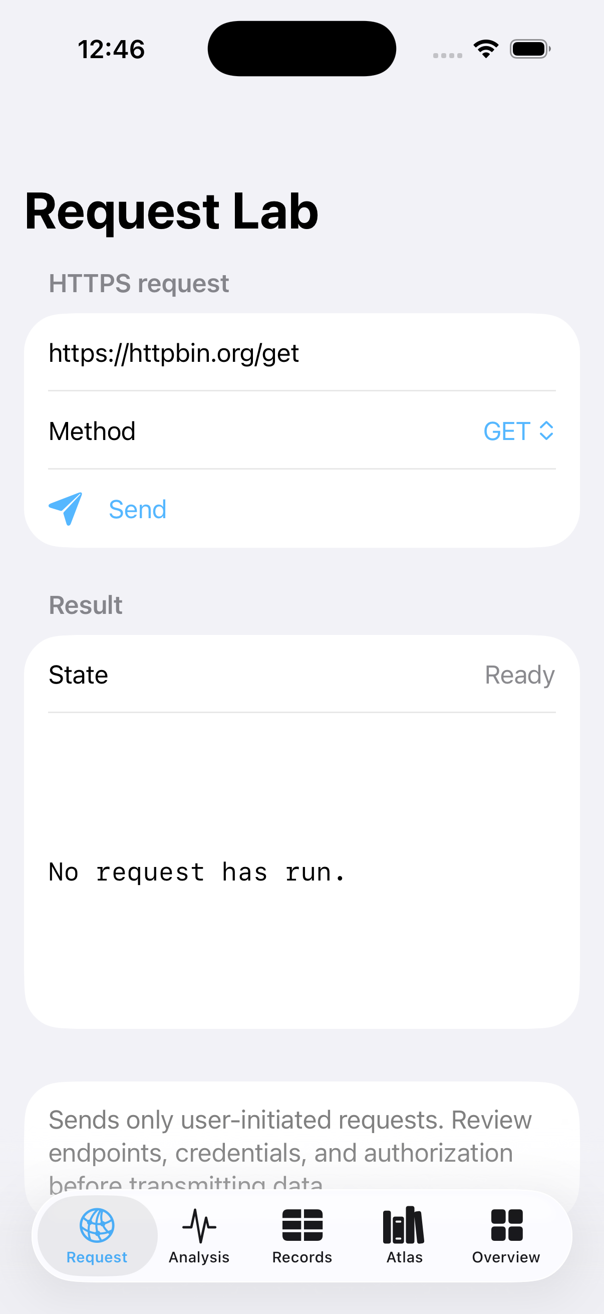 Endpointloom current app interface