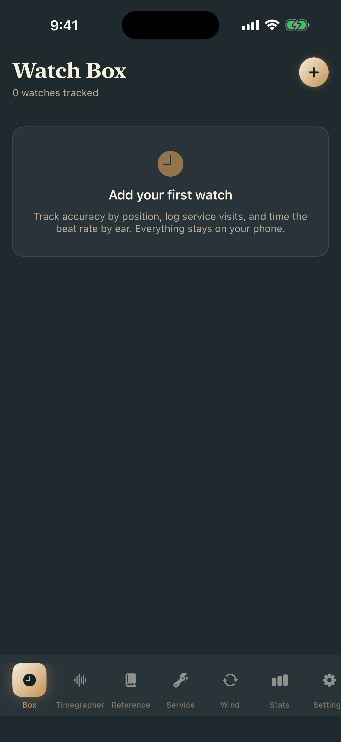 Escapement app screenshot