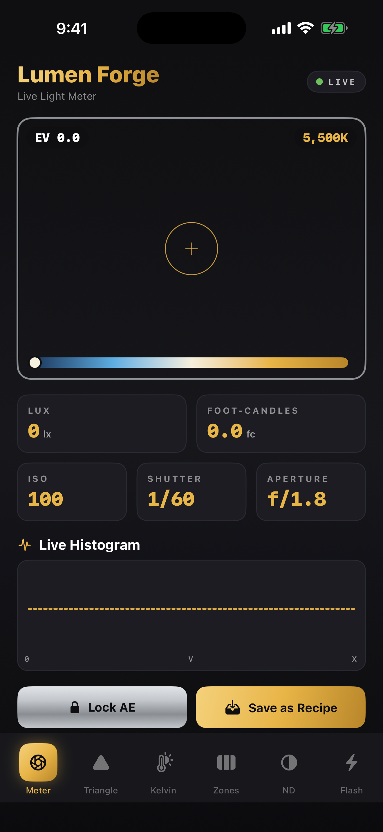 Lumen Forge iPhone app screenshot