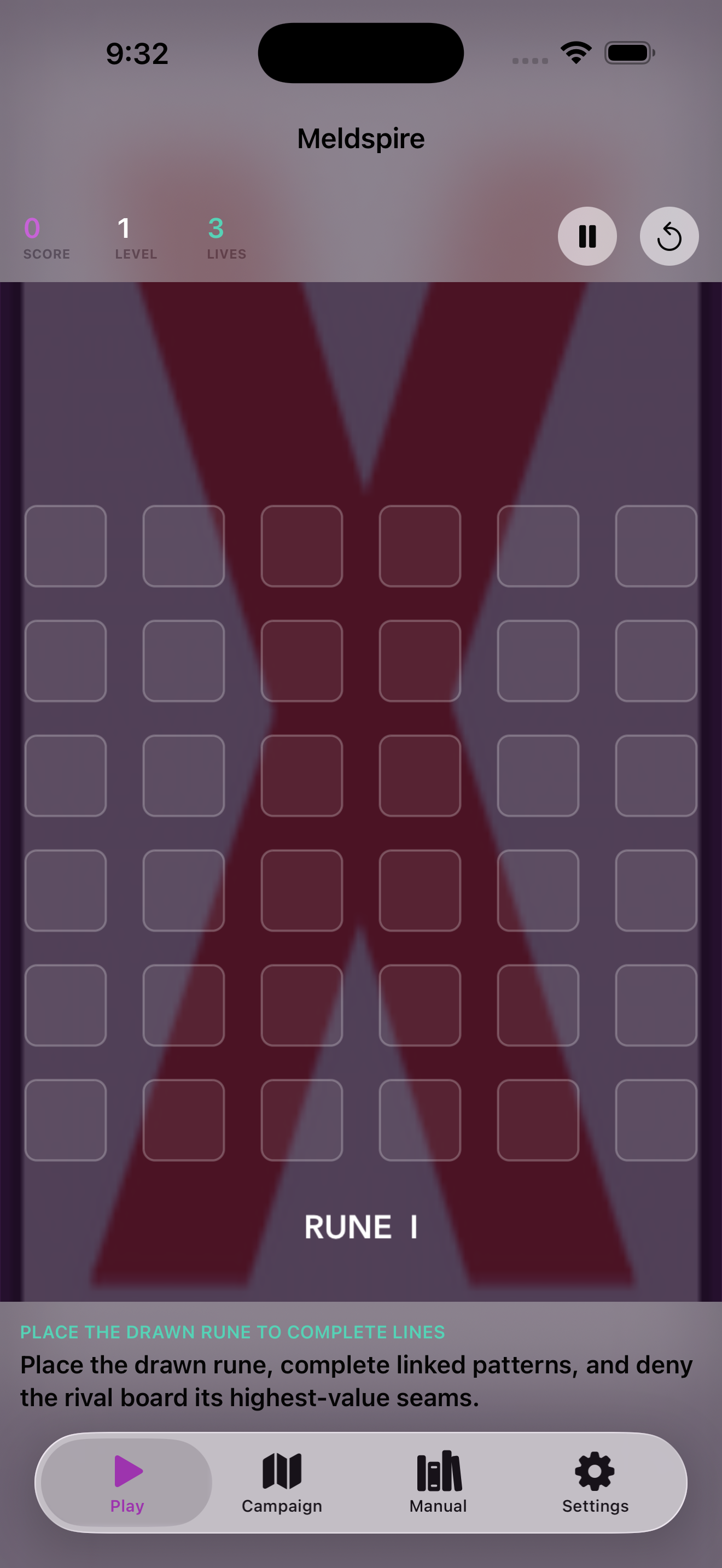 Meldspire current app interface